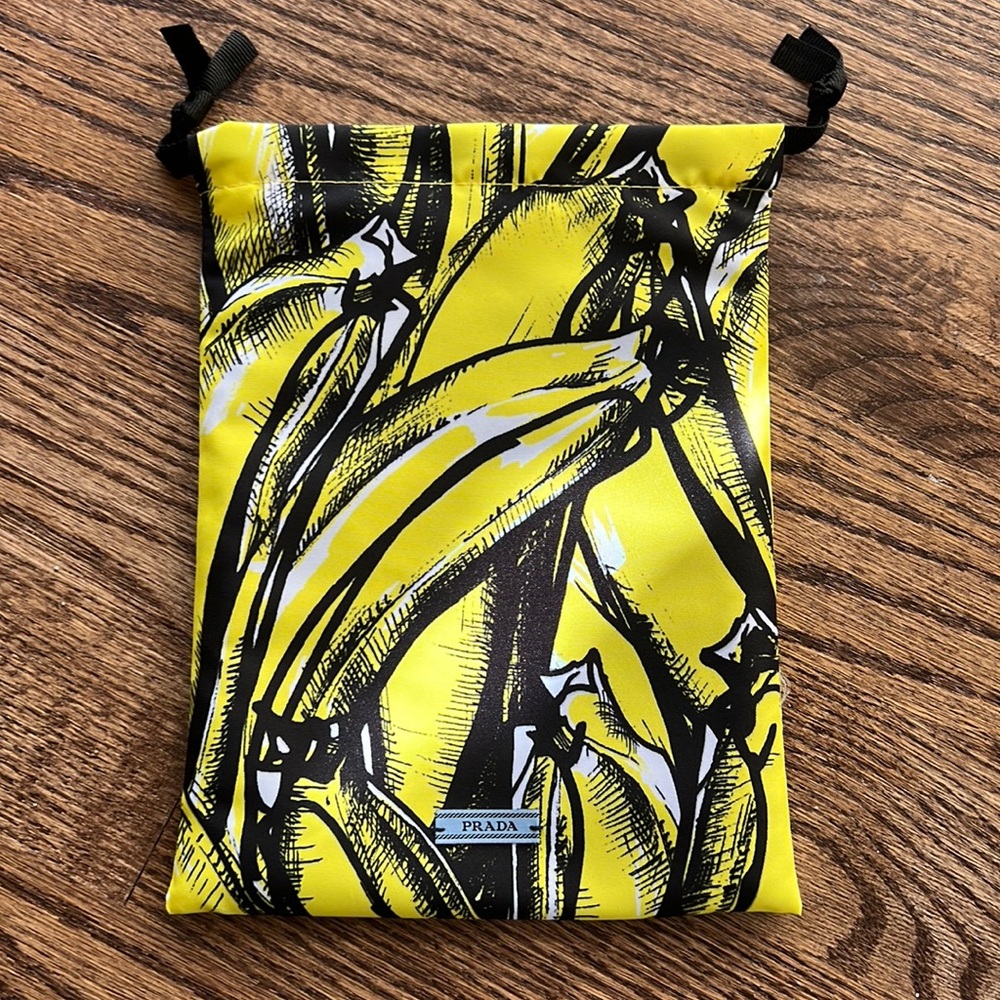 🍌 PRADA Bananas for you Mini Draw String Bag